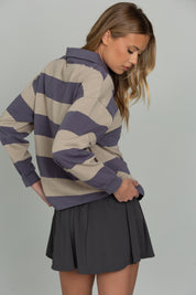 Dune Striped Rugby Long Sleeve