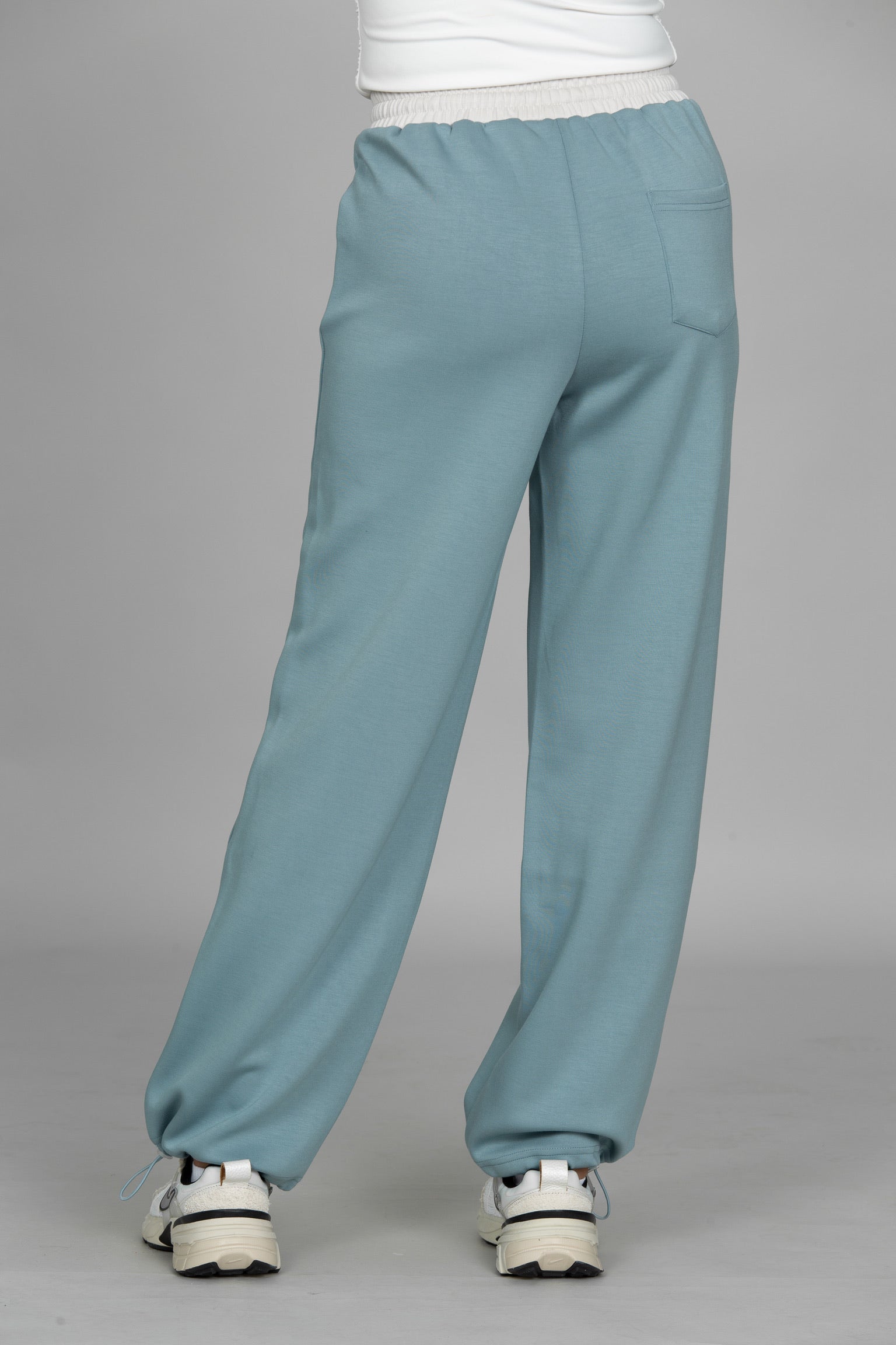 Stone Blue LuxeSoft Wide Leg Pant
