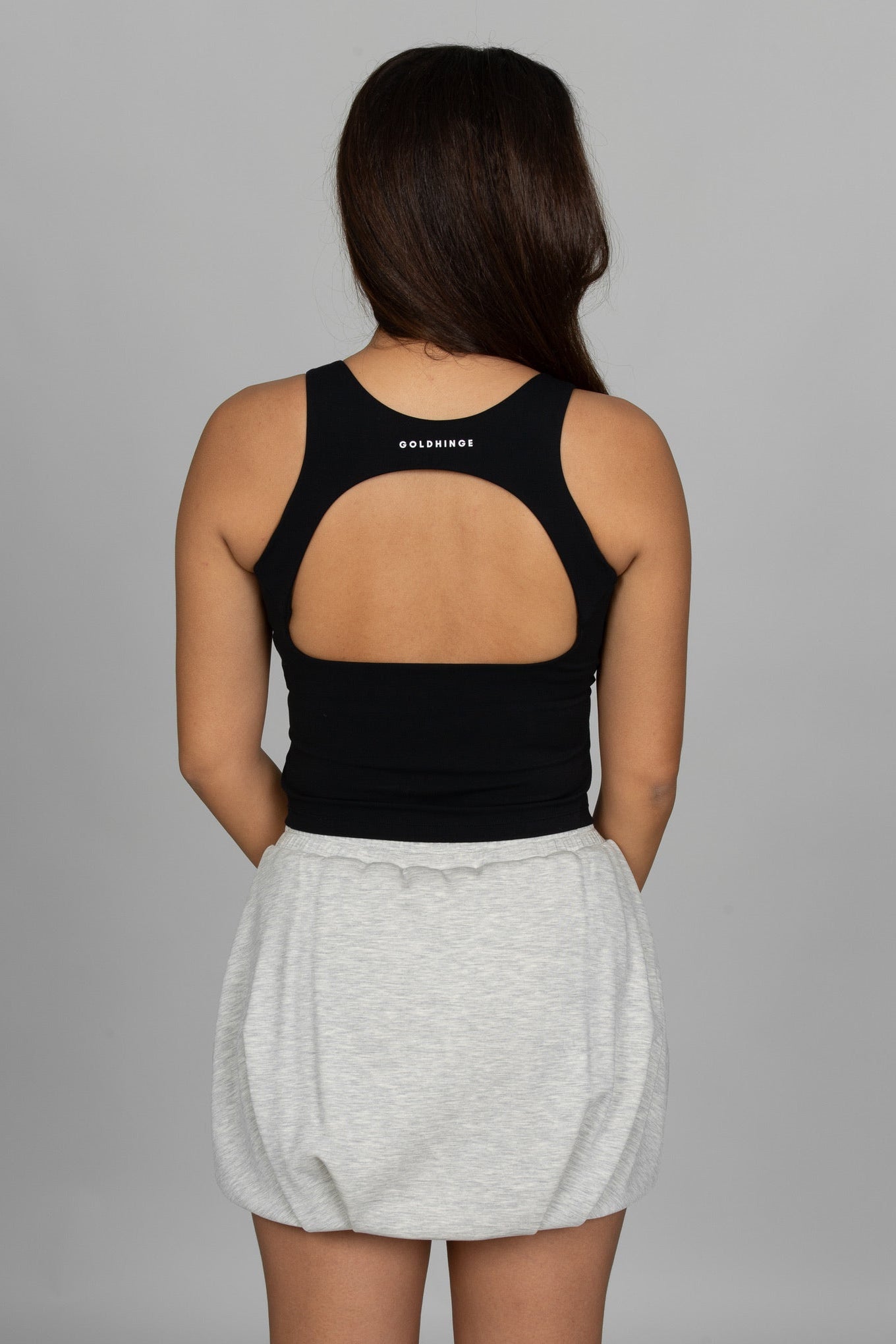 Heather Grey LuxeSoft Bubble Skirt