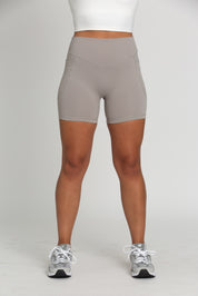 Grey Mist V-Cut Shorts 5"