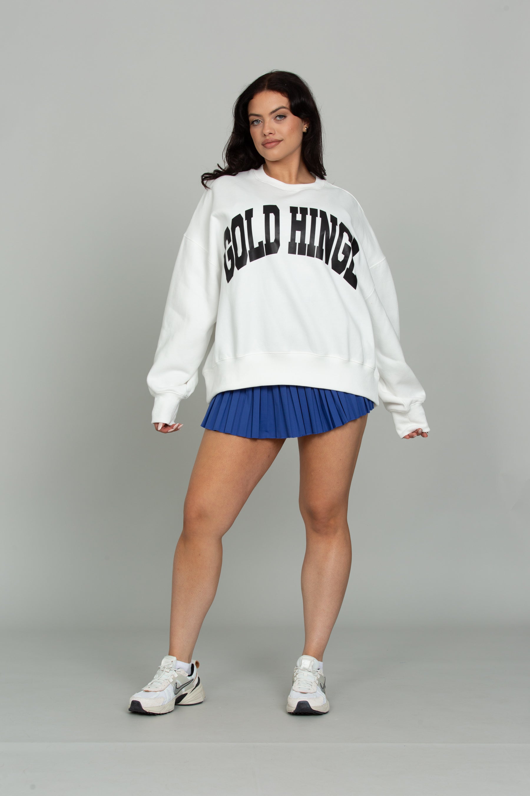 Ivory GH Wide Arm Sweatshirt – Gold Hinge