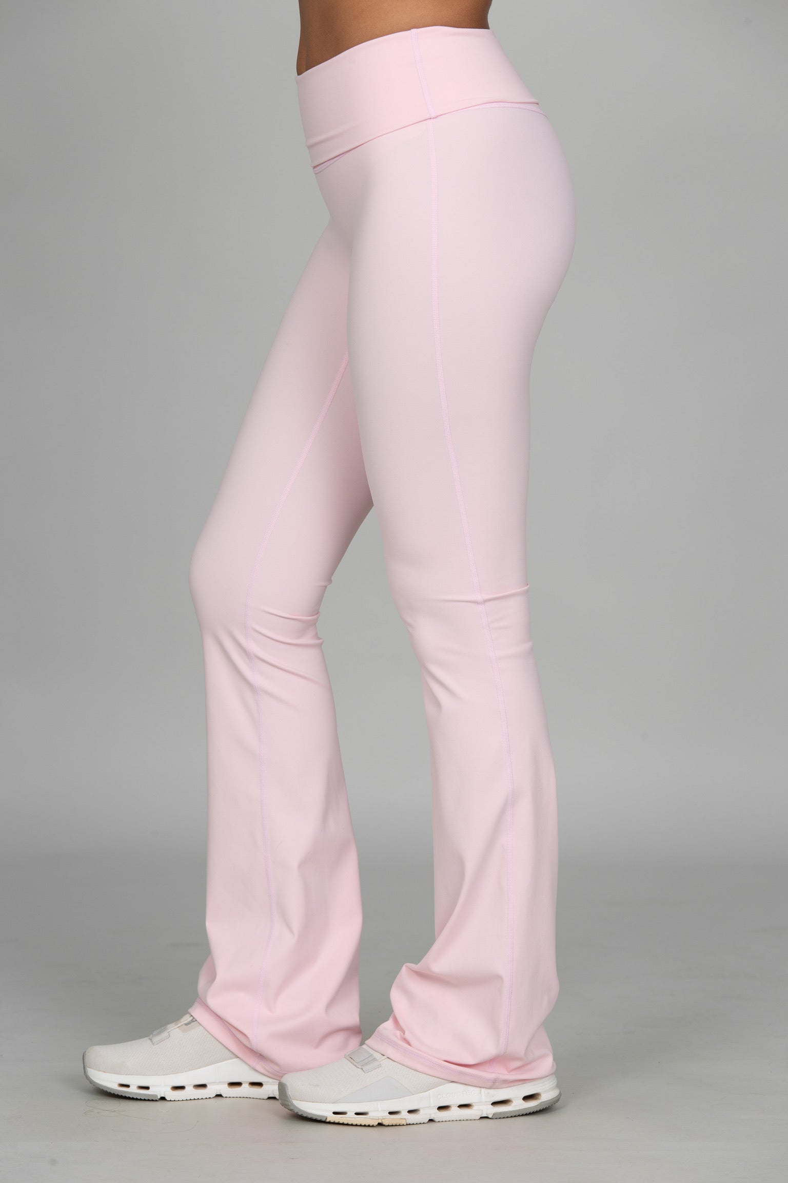 Ballet Pink Essential Foldover Flare Pant [Pre-Order]