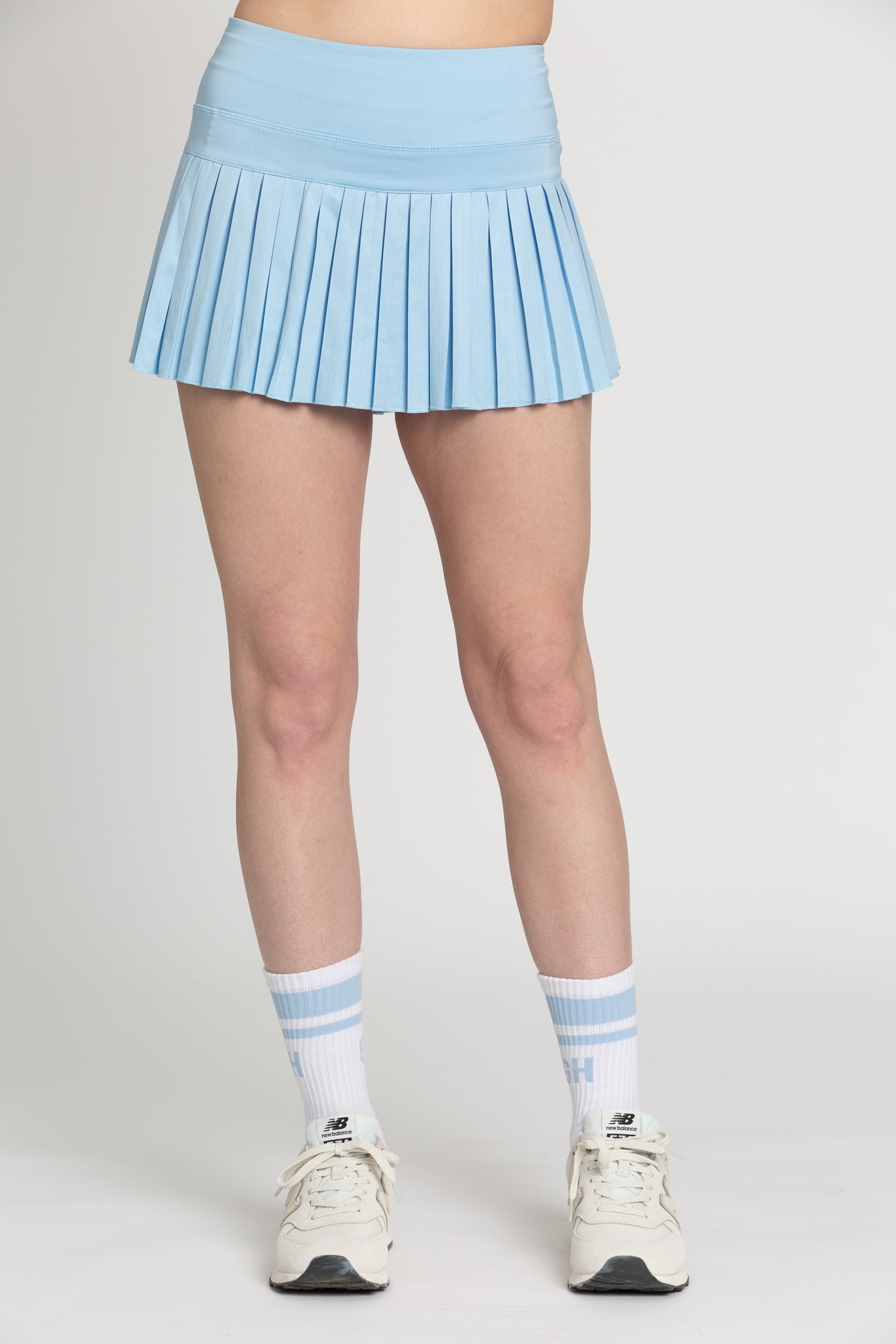 Aqua Sky Pleated Tennis Skirt
