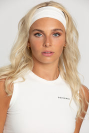 White Gold Hinge Headband