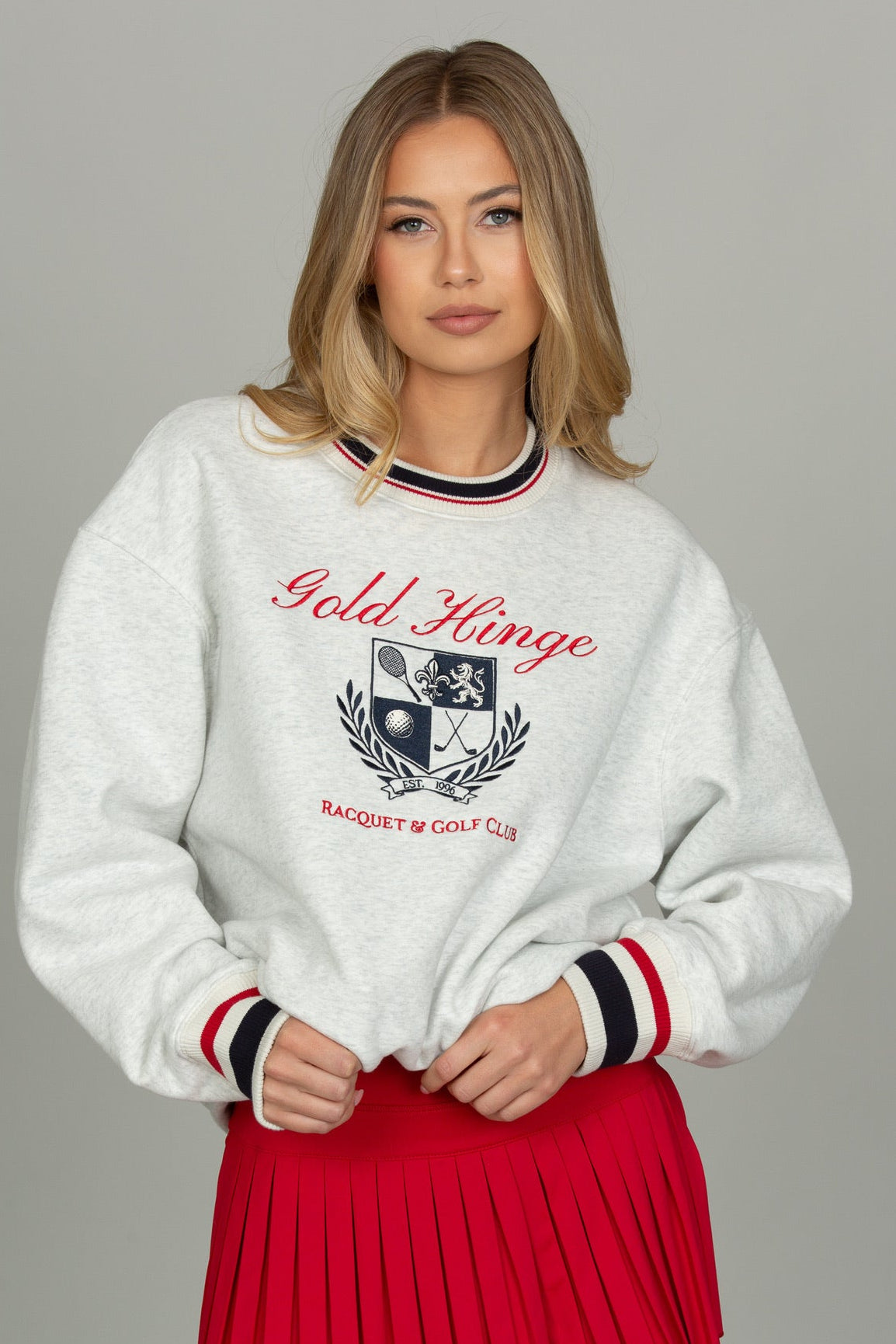 Heather Grey Heritage Crewneck