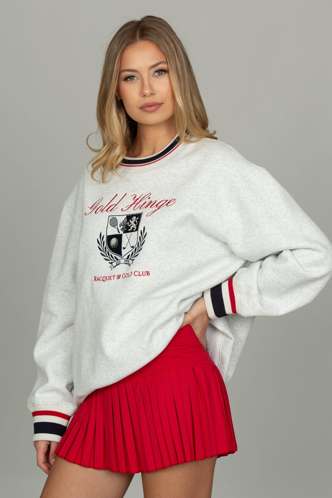 Heather Grey Heritage Crewneck