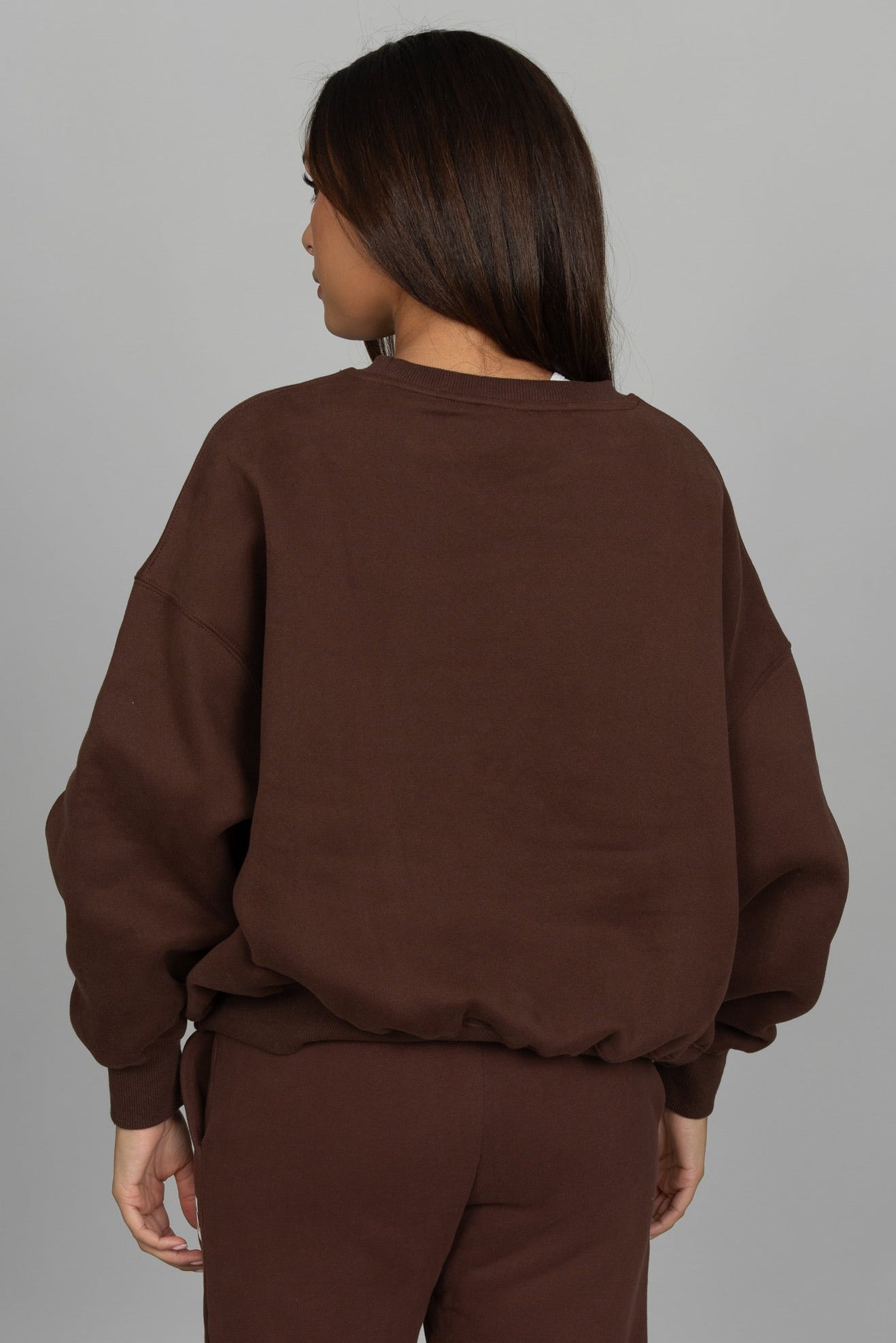 Dark Brown GH Wide Arm Sweatshirt
