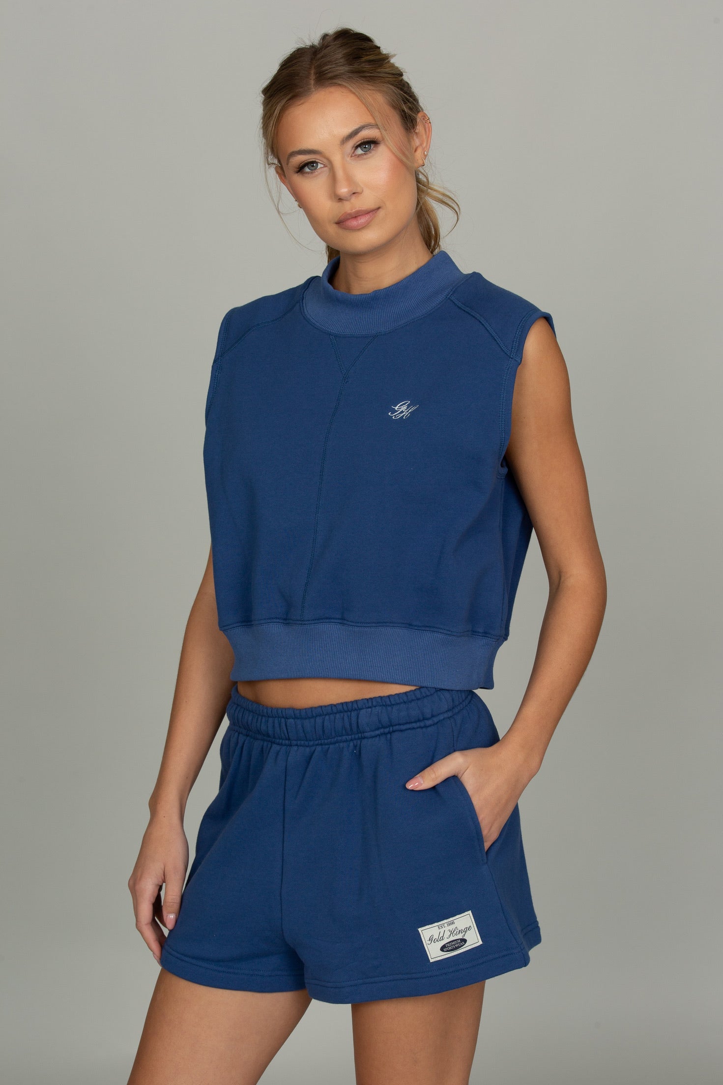 Azure Loose Sweat Short
