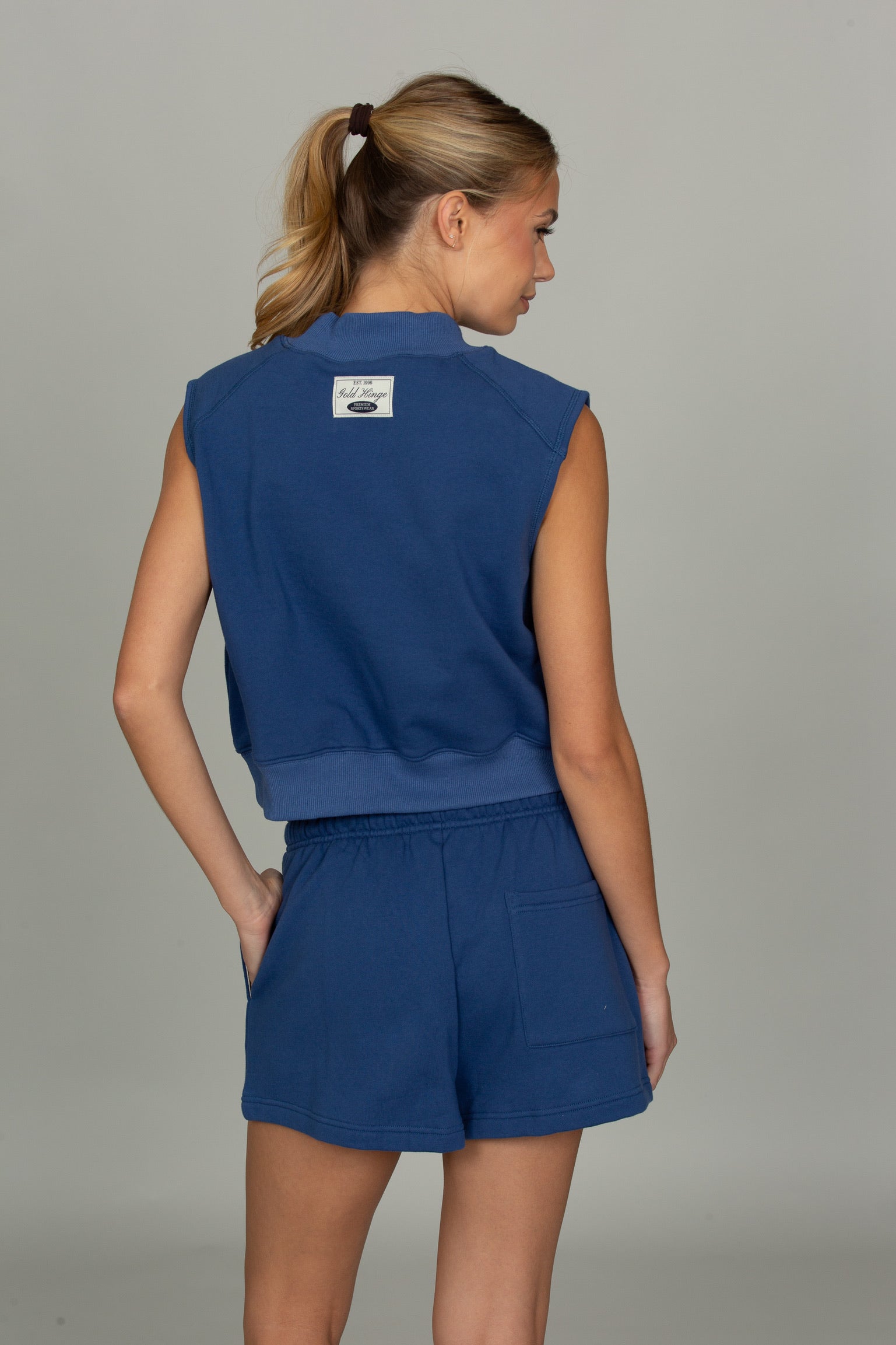 Azure Loose Sweat Short