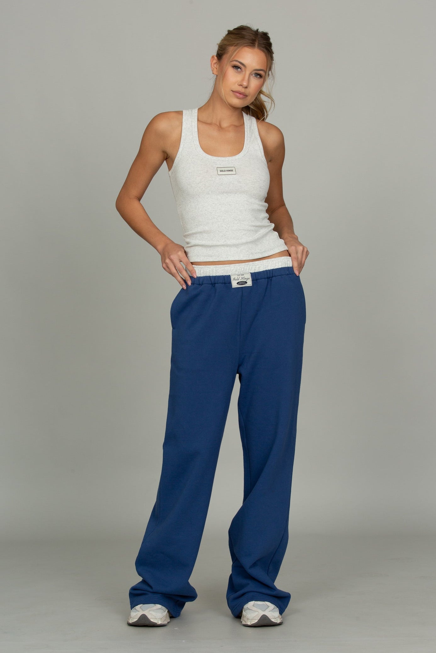 Azure Wide Leg Sweatpant