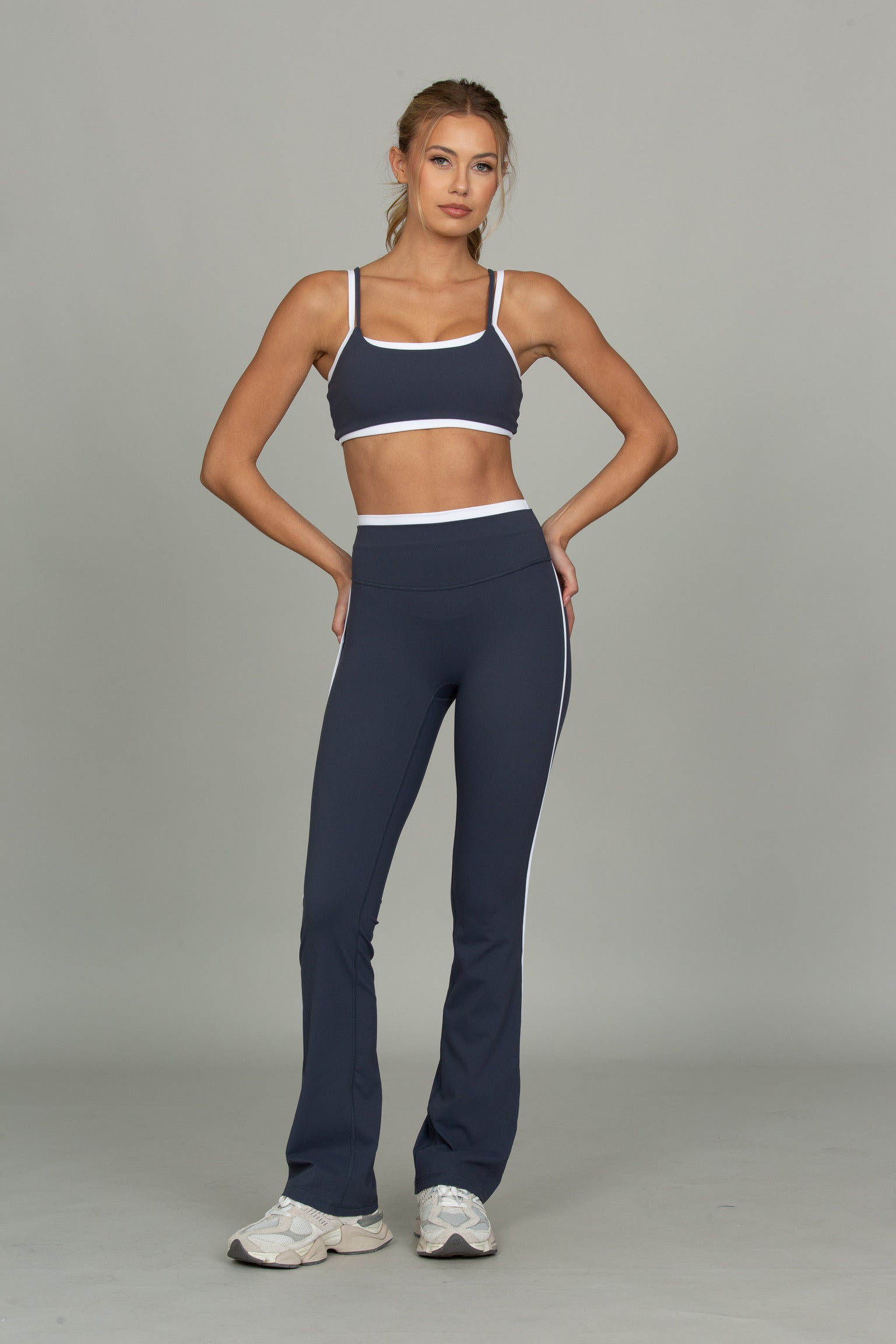 Bluewash Double Waist StrydeForm Flare Pant