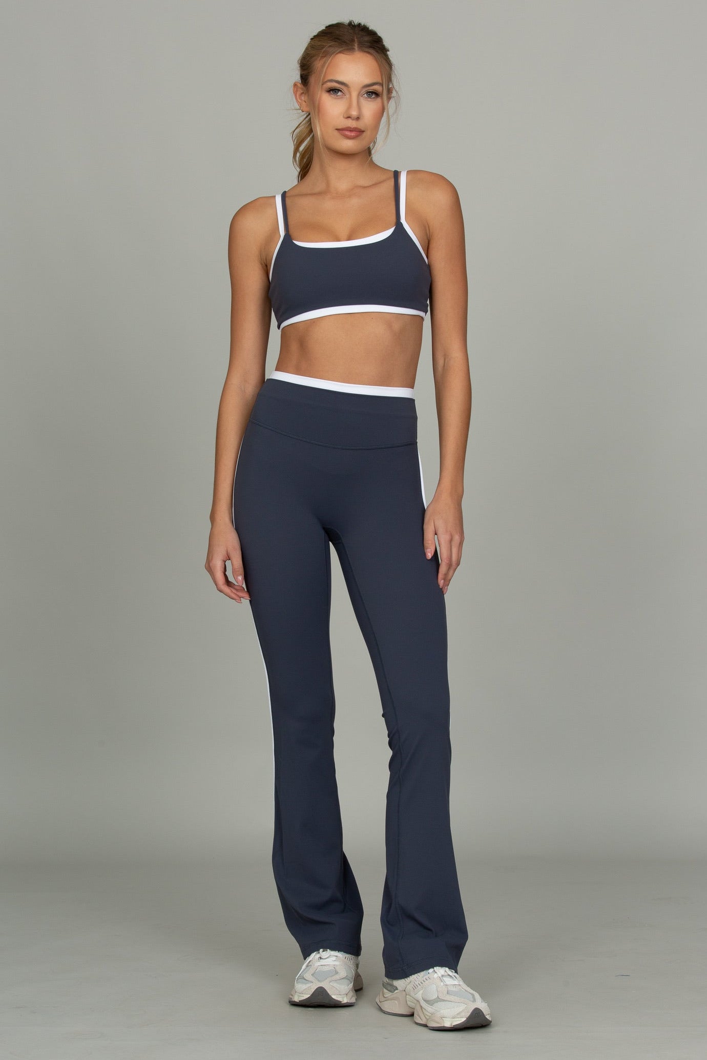 Bluewash Double Waist StrydeForm Flare Pant