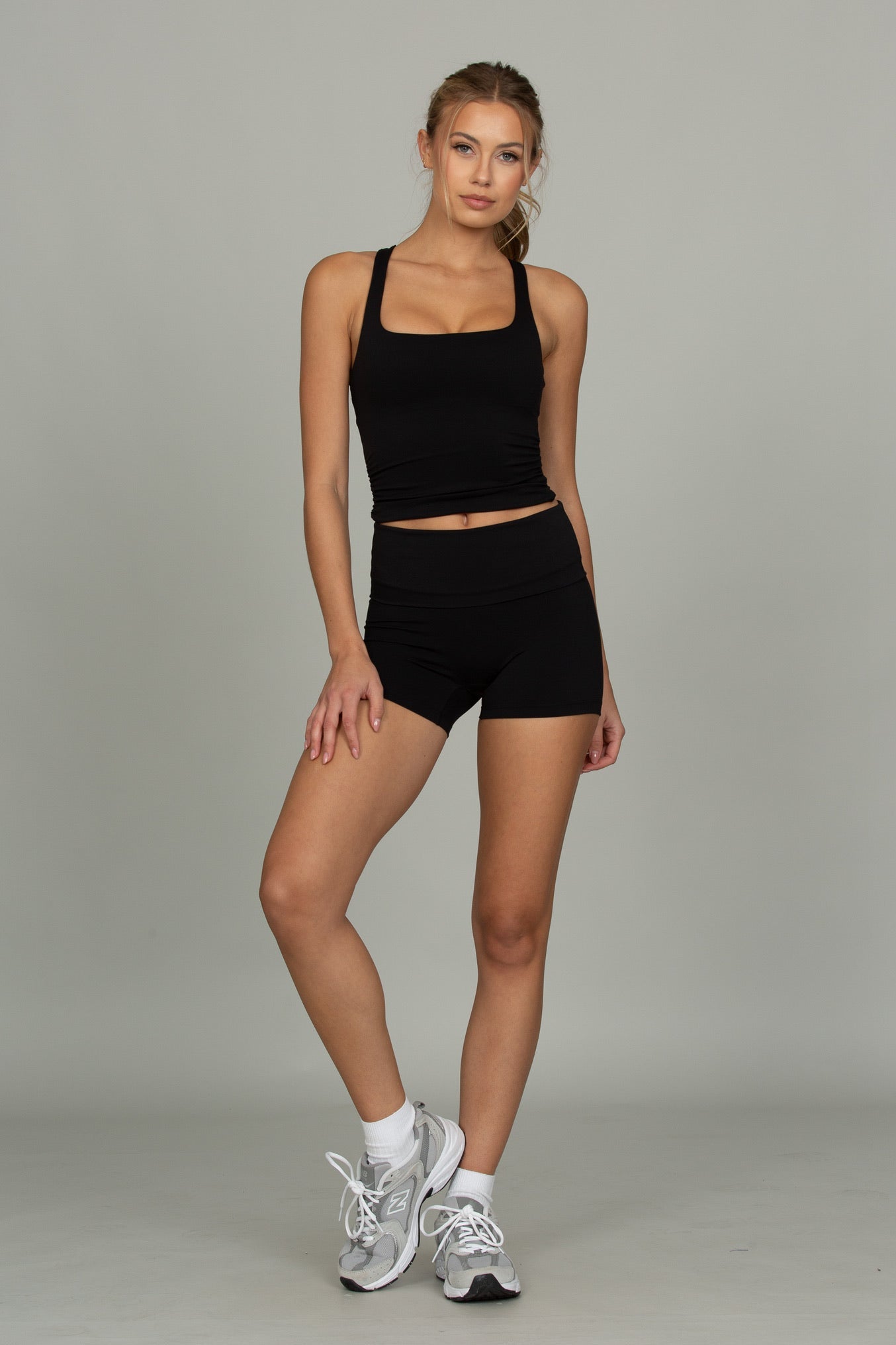 Black CoreSculpt Cutout Tank