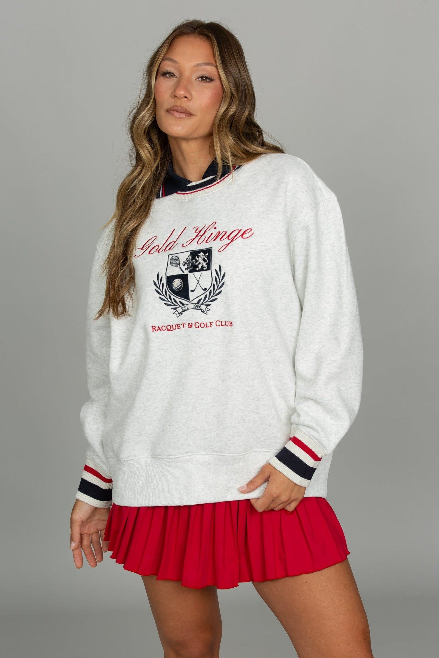 Heather Grey Heritage Crewneck