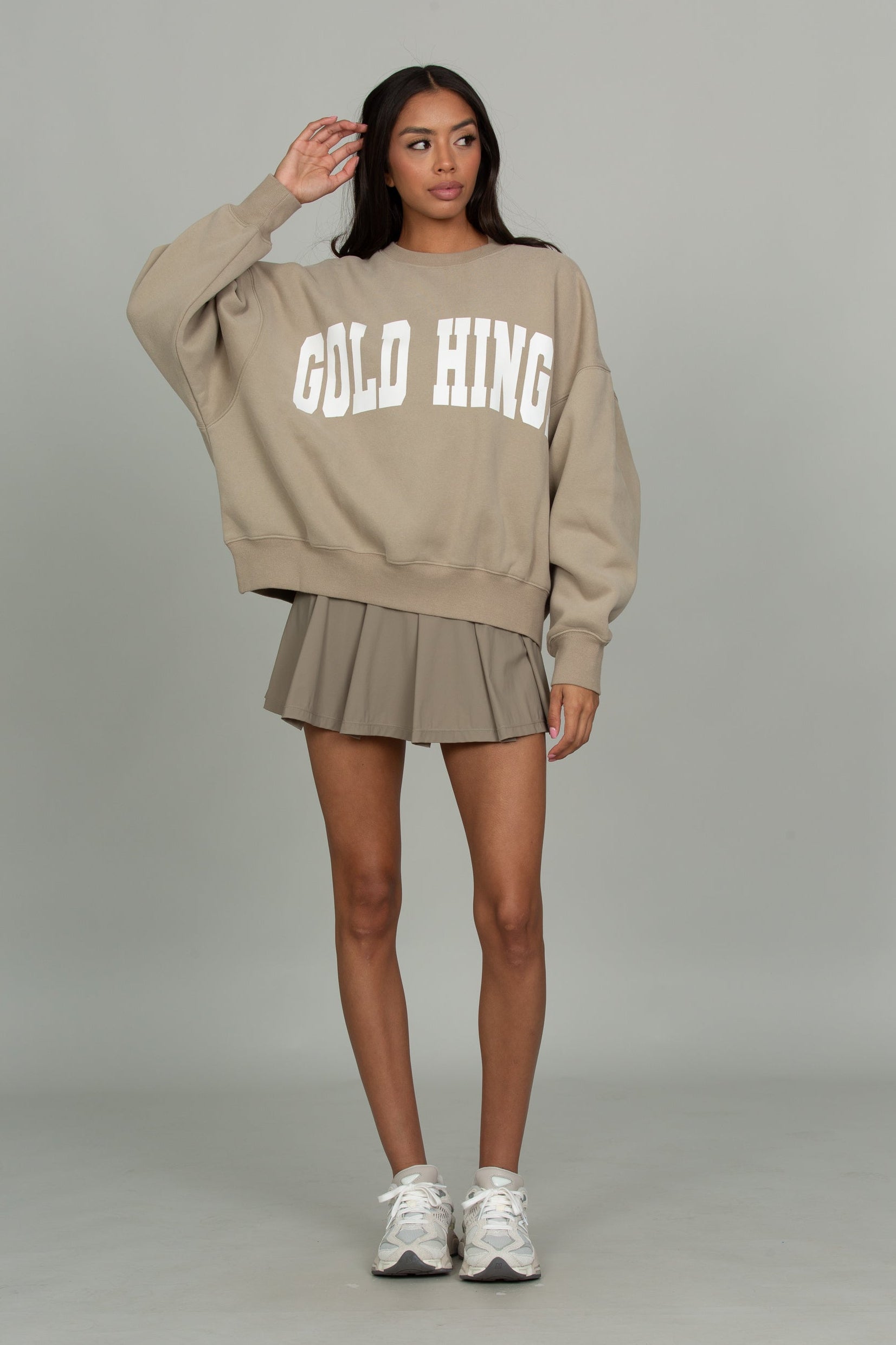 Travertine Courtside Pleated Tennis Skirt [Pre-Order]