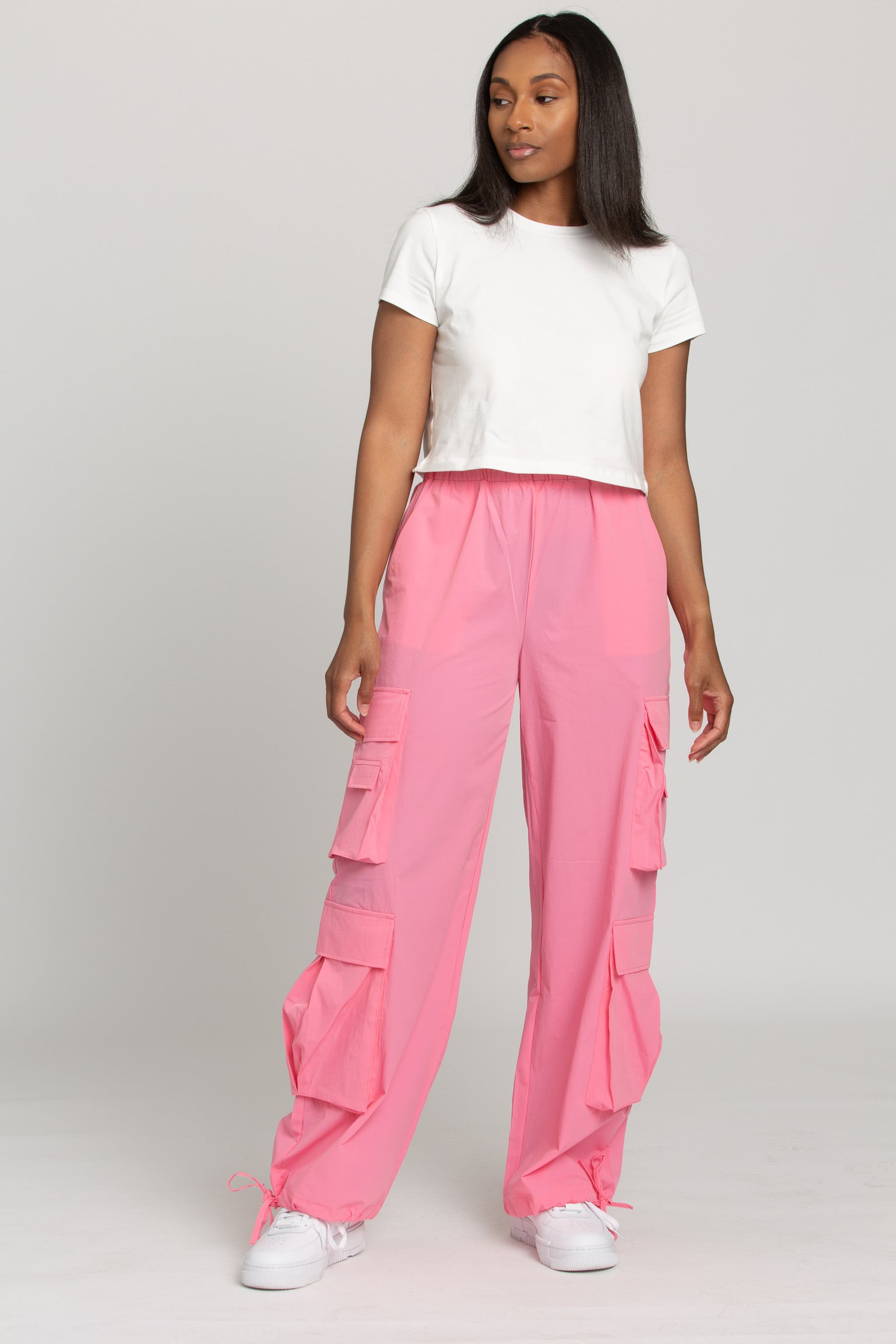 Pink Parachute Pants