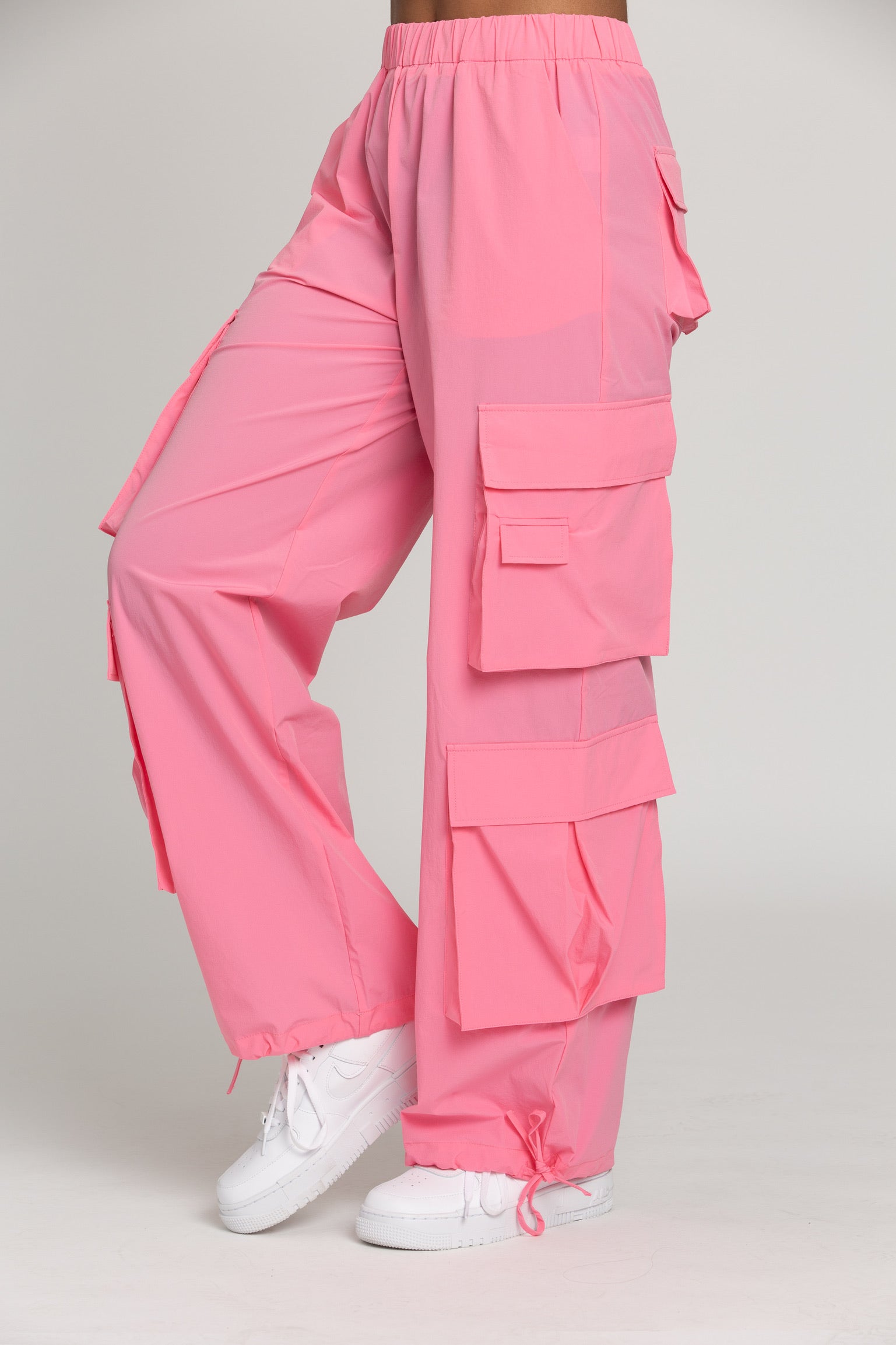 Hot Pink Pants Outfit | High Waist Hot Pink Aesthetic Slit Pants – TGC  FASHION