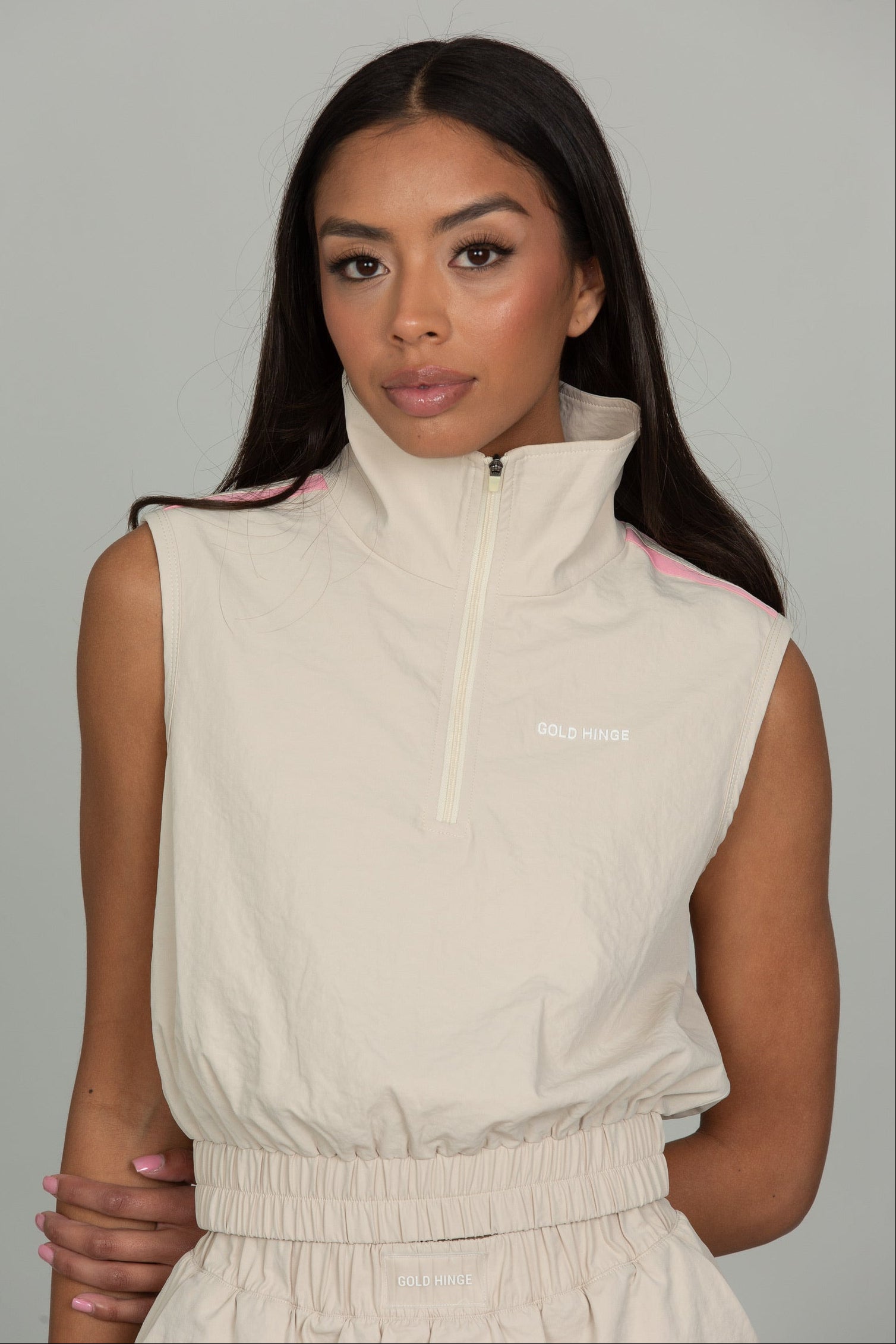 Birch ActiveEase Half-Zip Vest – Gold Hinge