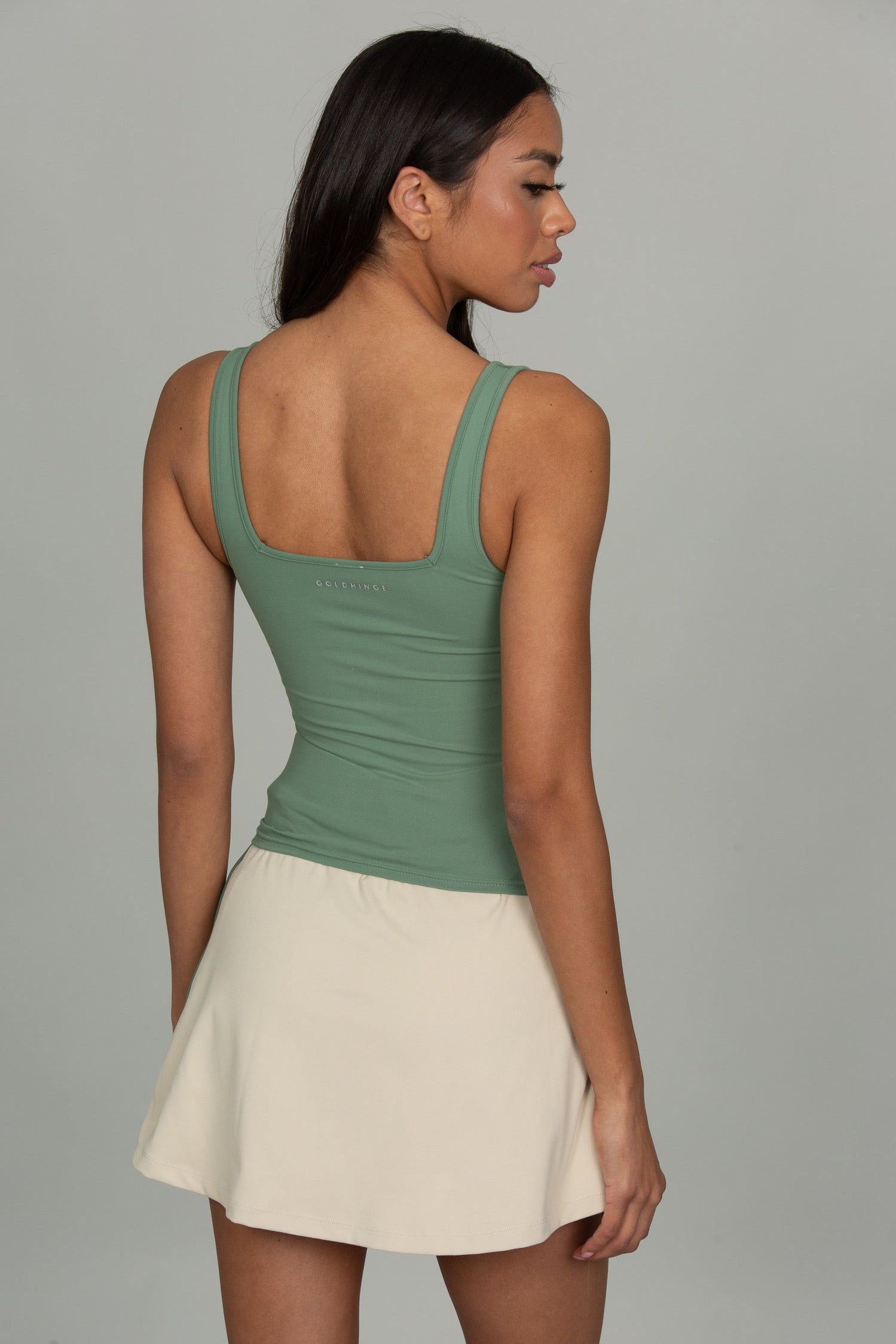 Birch Striped MotionCloud A-Line Skirt