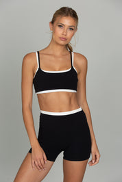 Black Double Layer StrydeForm Bra