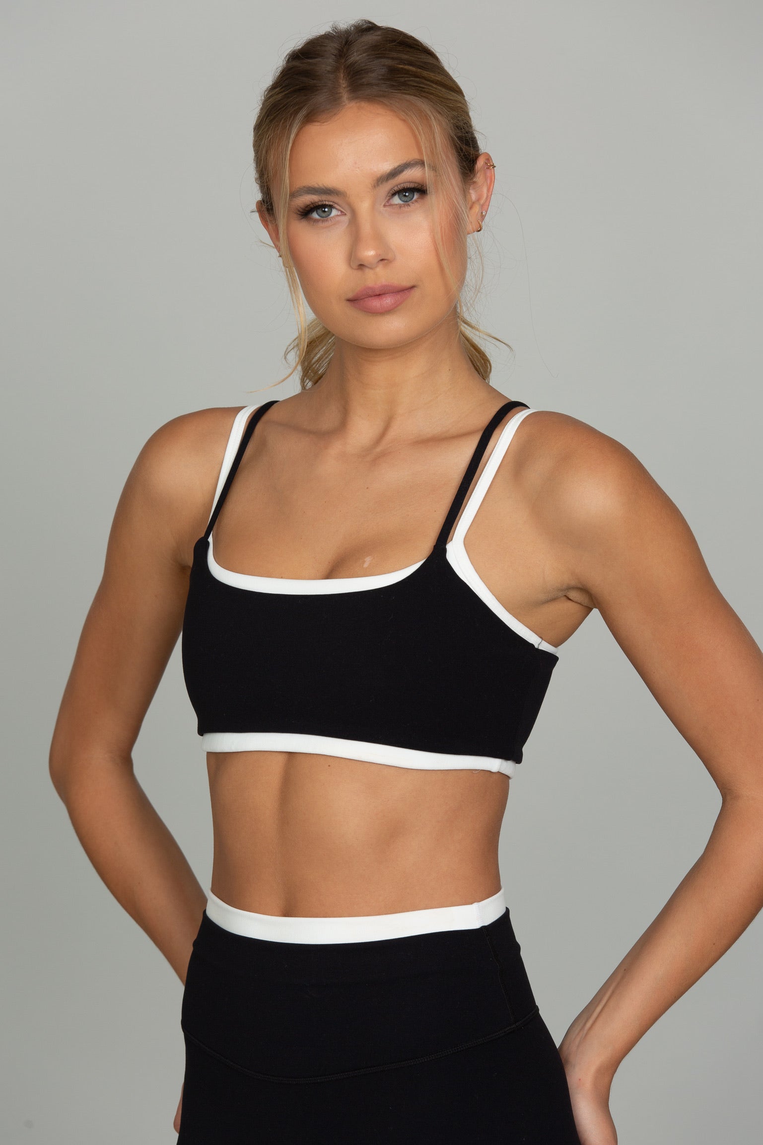 Black Double Layer StrydeForm Bra