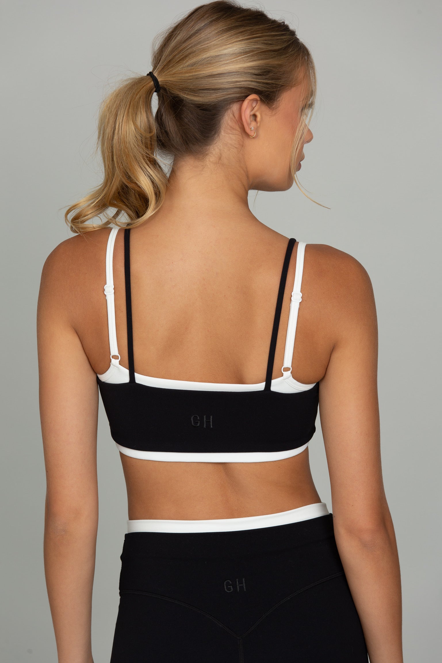Black Double Layer StrydeForm Bra – Gold Hinge Black Double Layer StrydeForm Bra – Gold Hinge