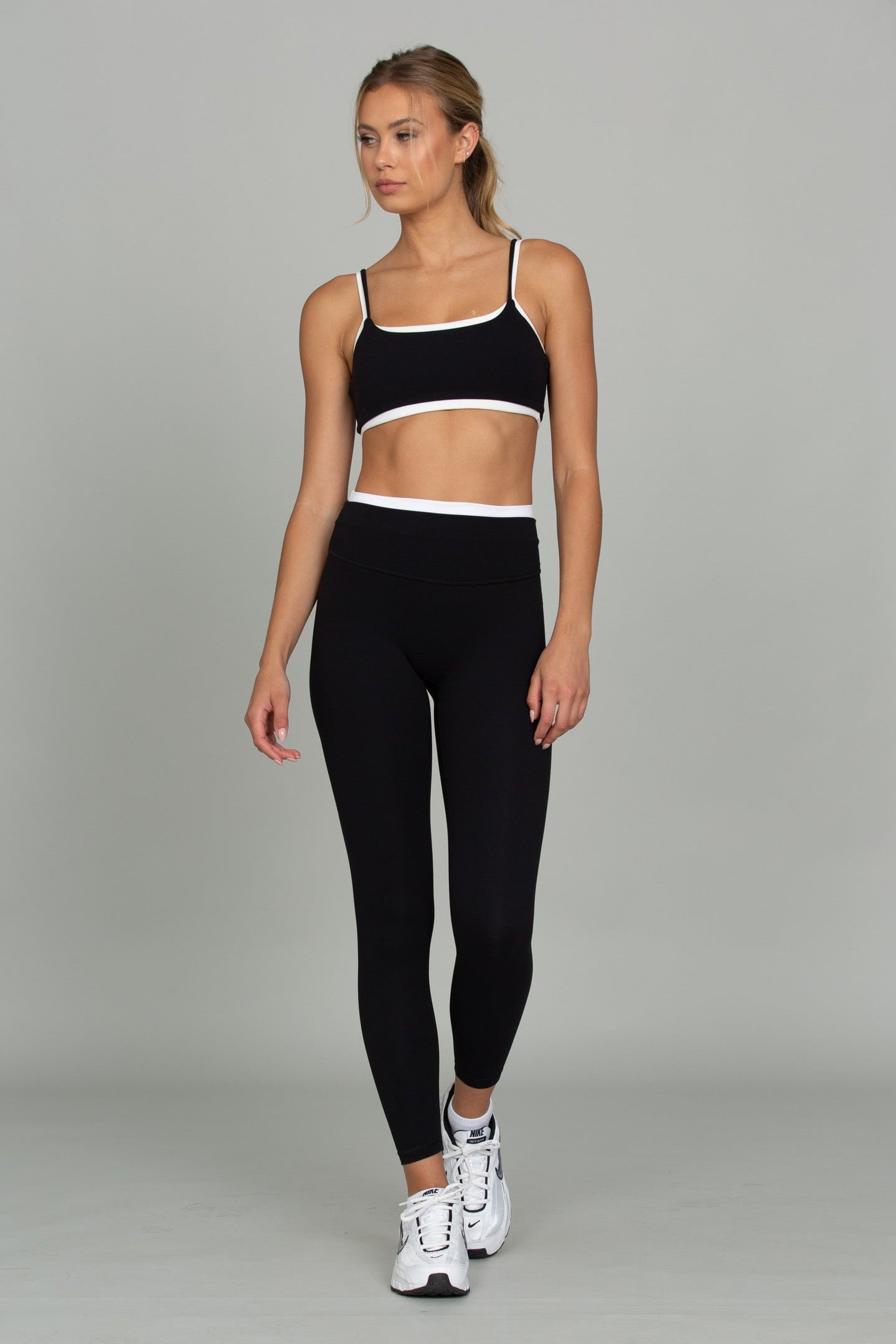 Black Double Waist StrydeForm Legging