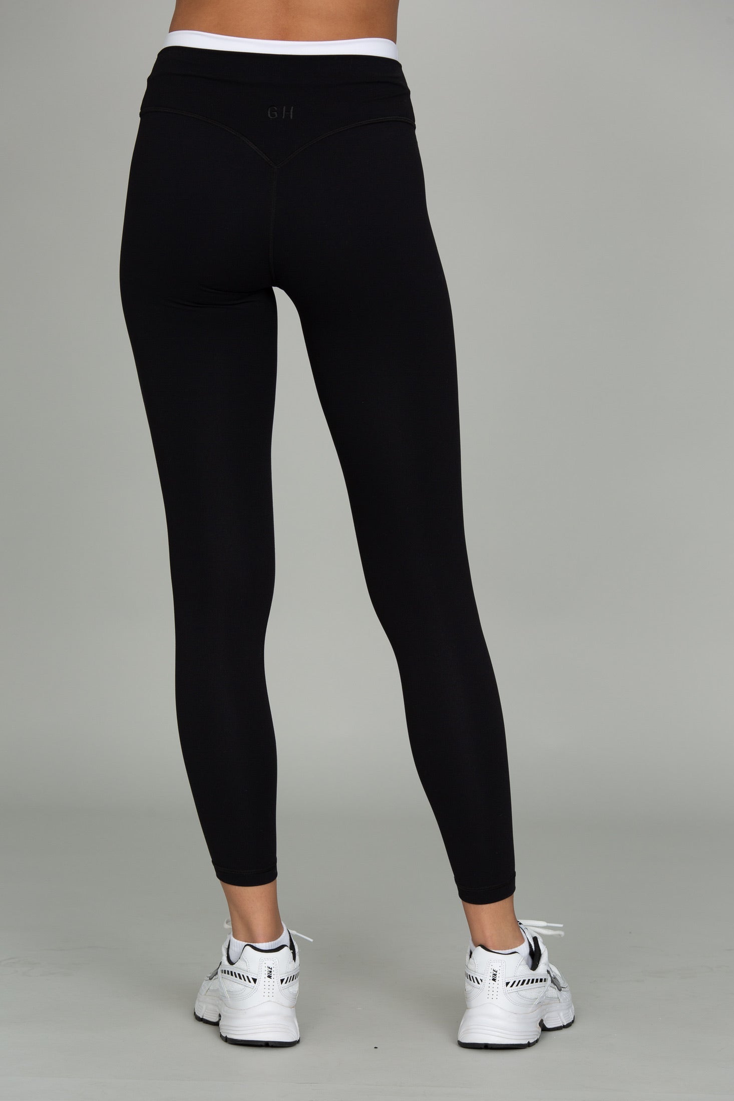Black Double Waist StrydeForm Legging