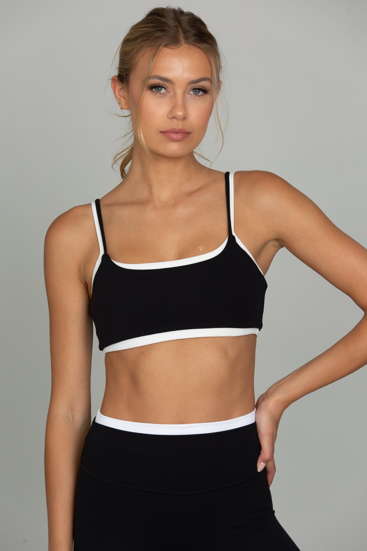 Black Double Layer StrydeForm Bra