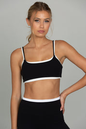 Black Double Layer StrydeForm Bra
