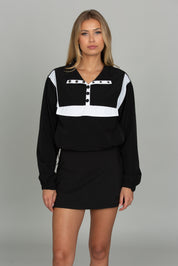Black MotionCloud A-Line Skirt