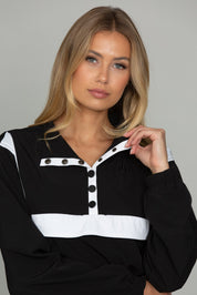 Black AirGlyde Cropped Windbreaker