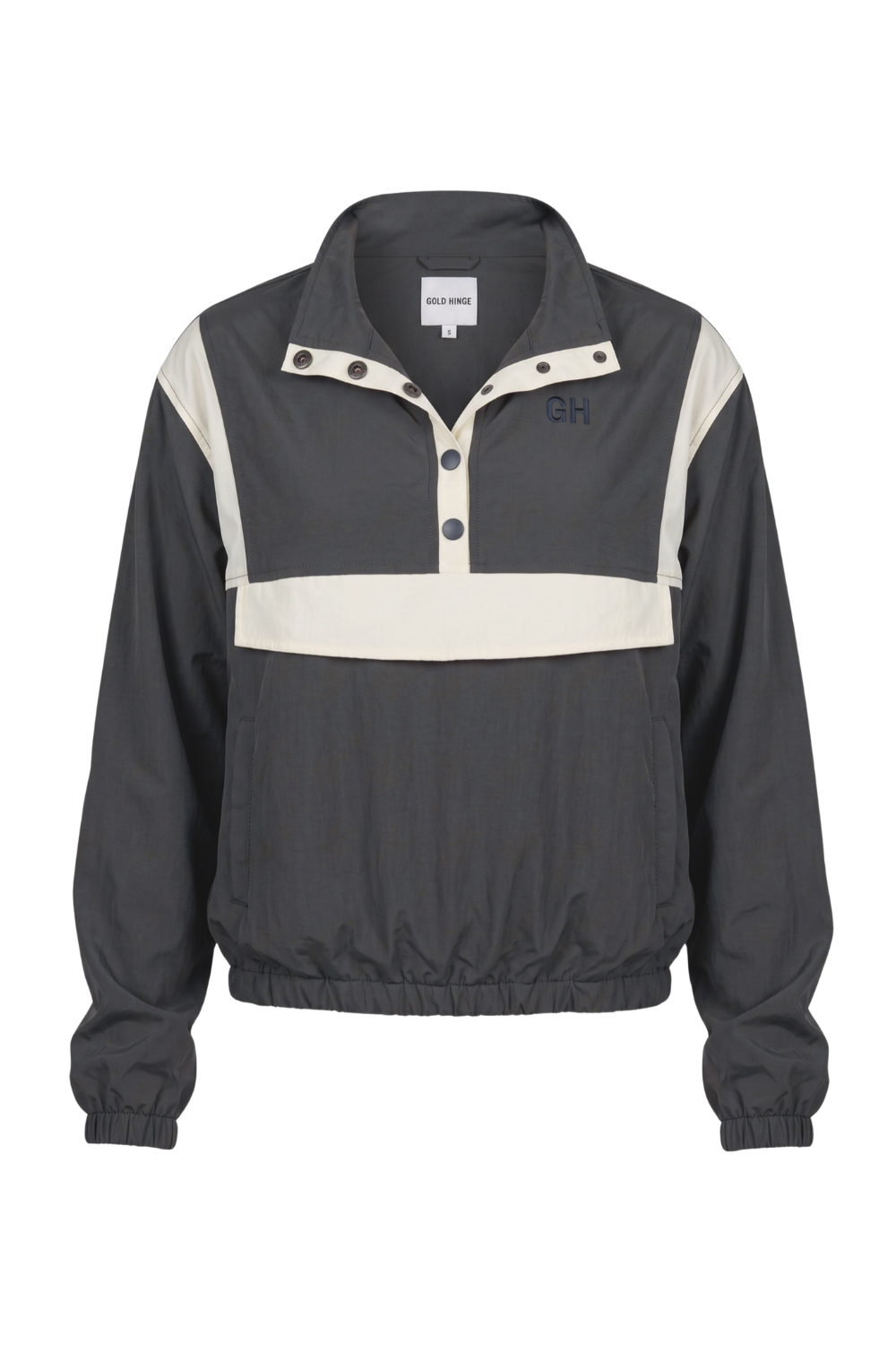 Steel Grey AirGlyde Cropped Windbreaker