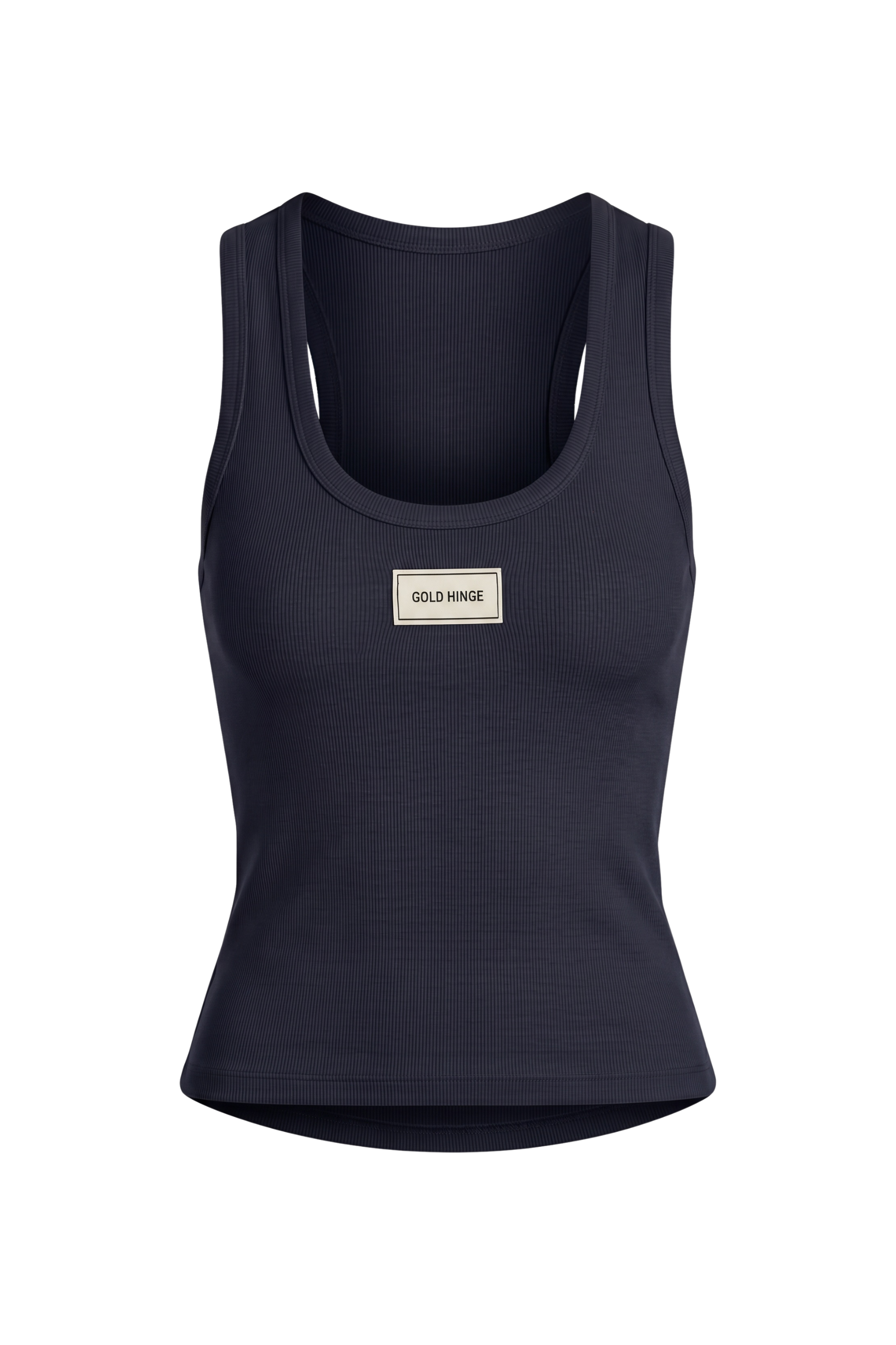Midnight Navy Cotton Ribbed Tank