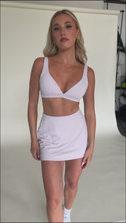 Pale Lavender Simple Skort