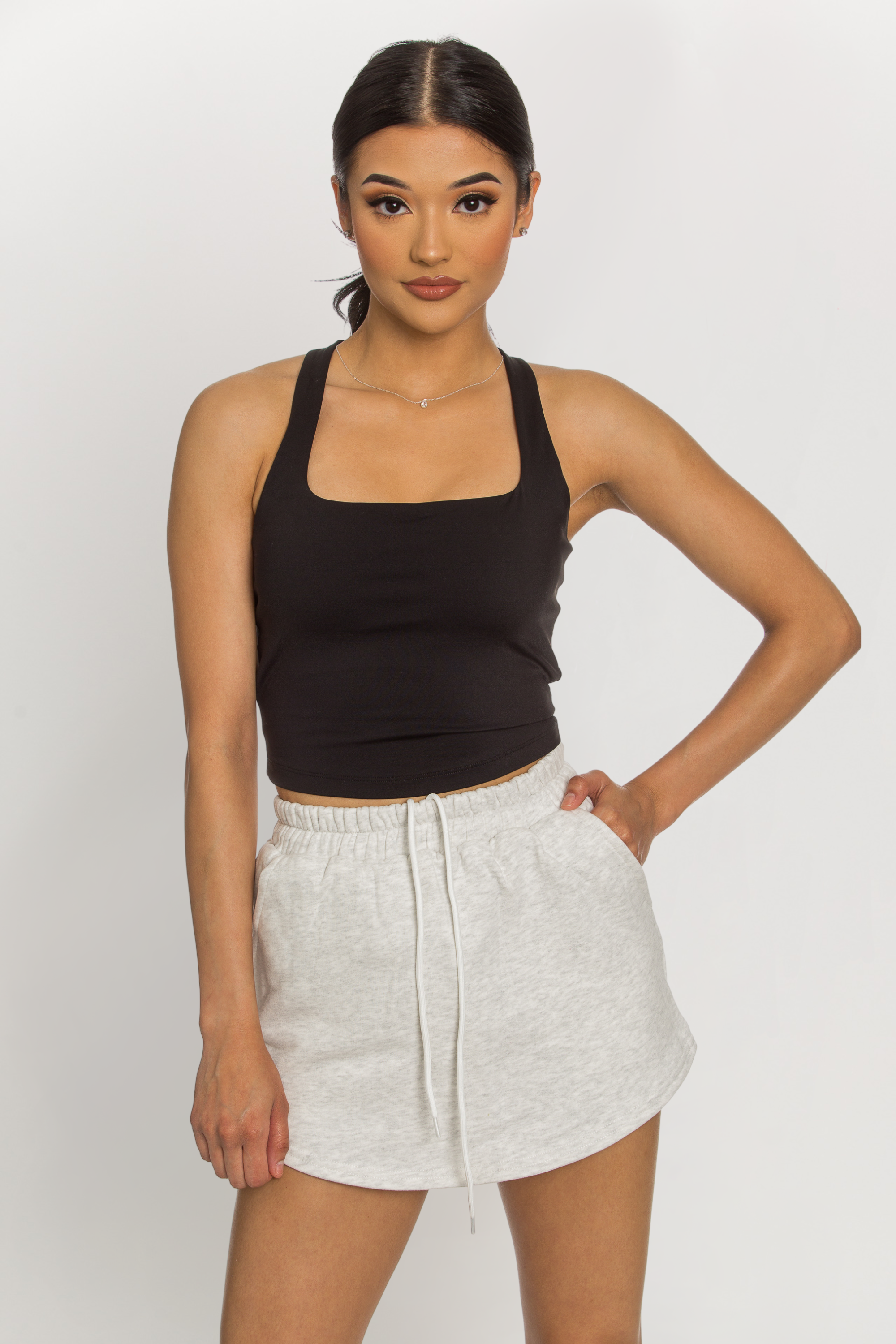 Blackout Criss Cross Back Yoga Tank