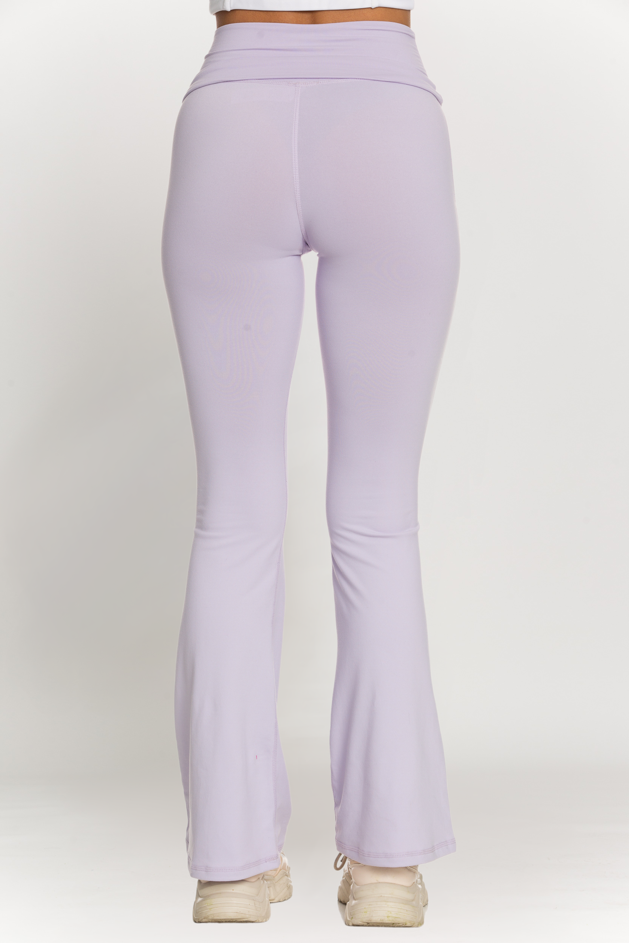Lavender Multi-tasker Flare Yoga Pants