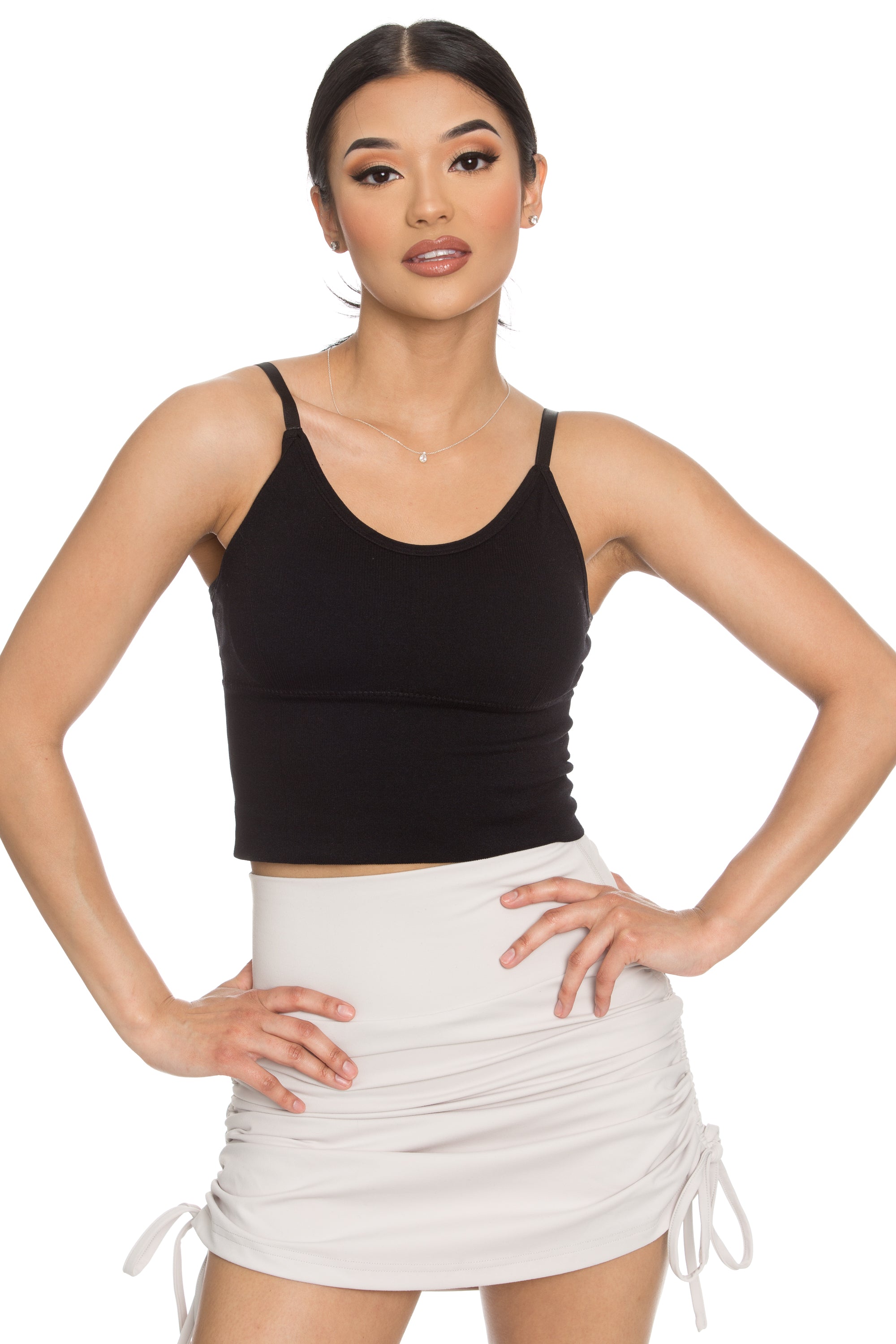 Black Original Ribbed Yoga Tank Top