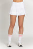 Off-White Pleated Tennis Skirt