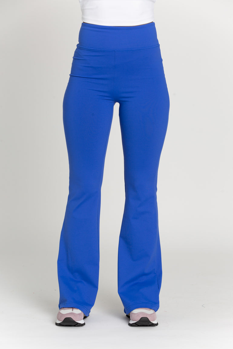 Cobalt Streetwear Flare Yoga Pants – Gold Hinge