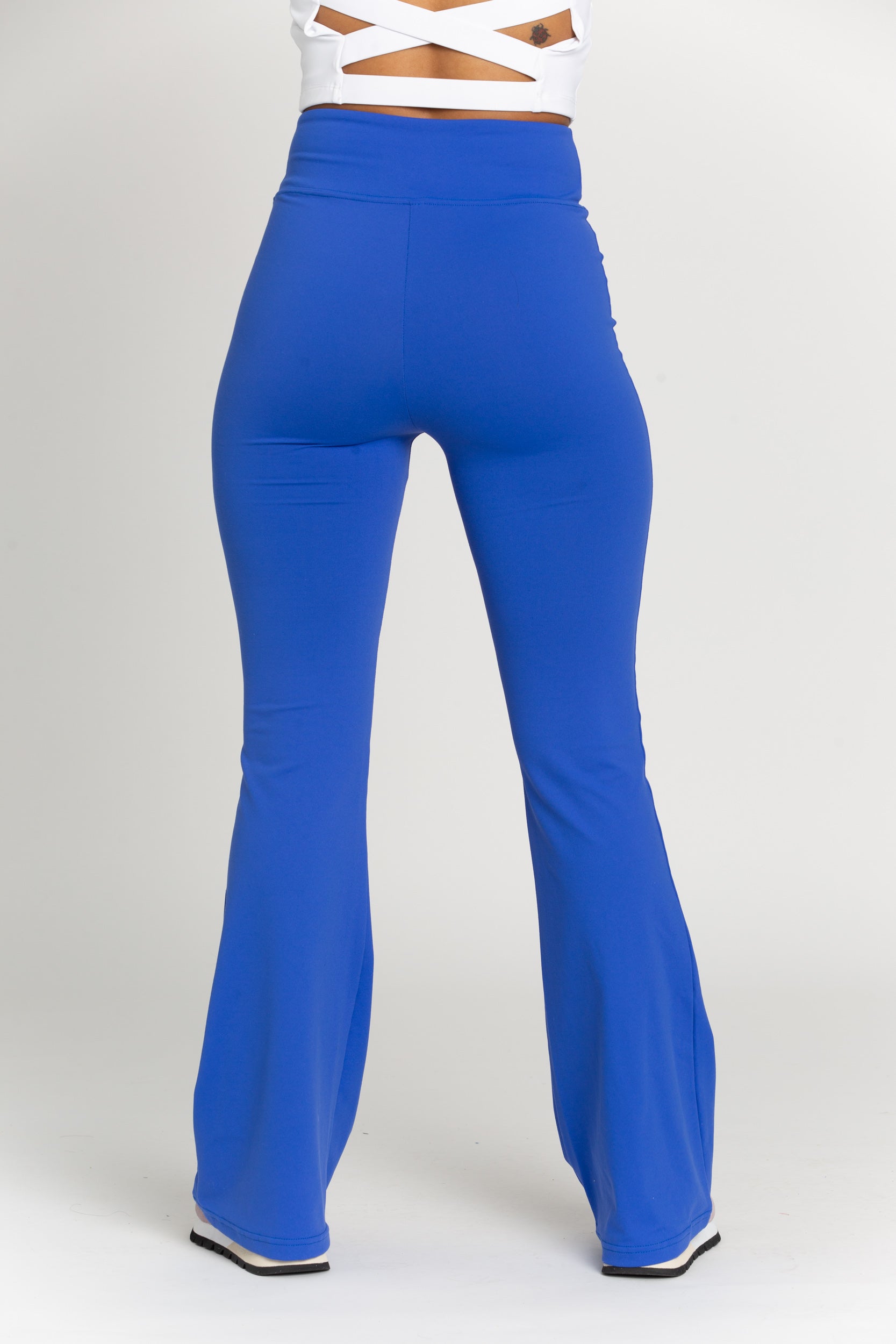 Cobalt Streetwear Flare Yoga Pants