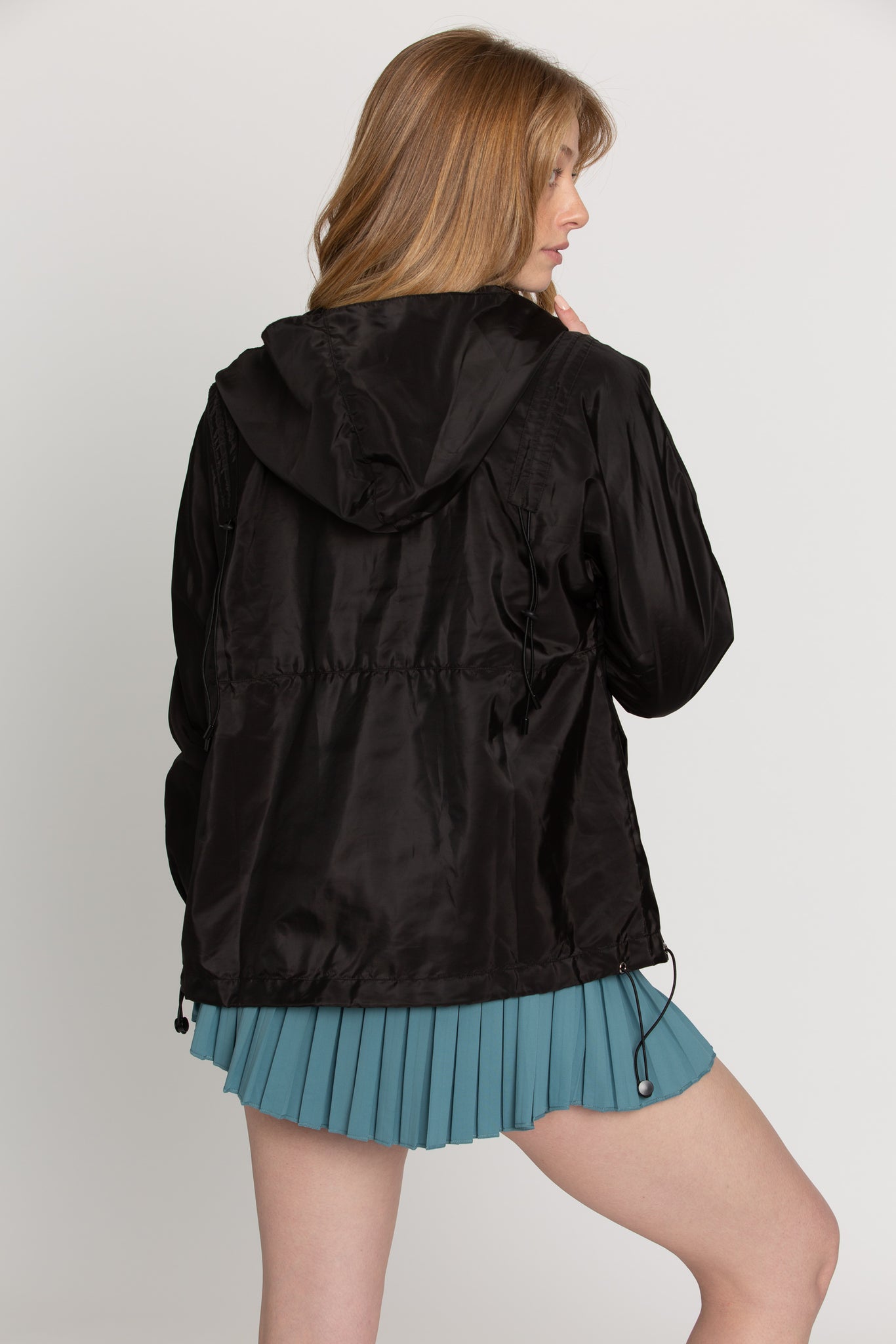 Black Unstoppable Windbreaker Jacket