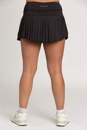 Black Pleated Tennis Skirt